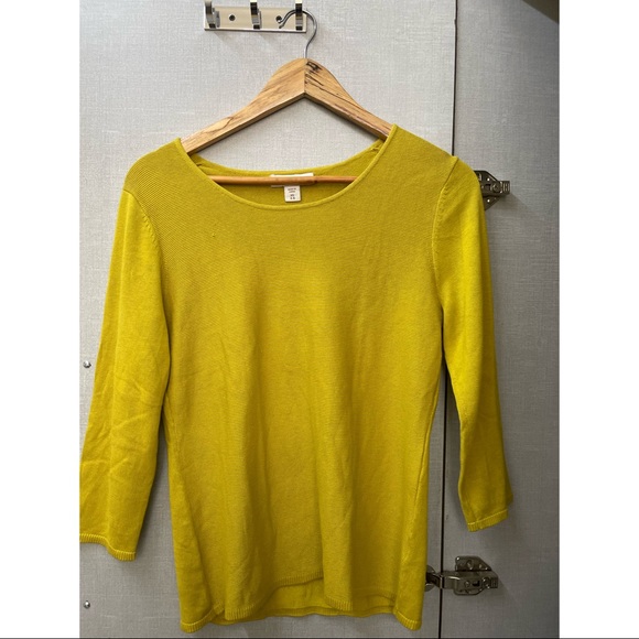 🛍️🛍️🛍️Yellow full sleeves top(New without tag)